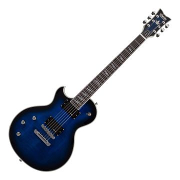 Schecter Solo-II Supreme Lefty Guitar See Thru Blue Burst sku number SCHECTER2593