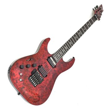 Schecter C-1 FR-S Apocalypse Lefty Guitar Red Reign sku number SCHECTER3252