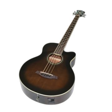 Ibanez AEB10E-DVS Artwood Series Acoustic Electric Bass in Dark Violin Sunburst High Gloss Finish 9676 sku number AEB10EDVS.B-9676