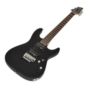 Schecter C-6 FR Deluxe Electric Guitar Satin Black B-Stock 0957 sku number SCHECTER434.B 0957