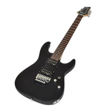 Schecter C-6 FR Deluxe Electric Guitar Satin Black B-Stock 0957 sku number SCHECTER434.B 0957