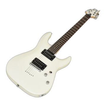 Schecter C-6 Deluxe Guitar Satin White B-Stock 1541 sku number SCHECTER432.B 1541