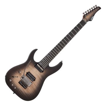 Schecter Banshee Mach-7 FR-S Lefty Guitar Fallout Burst sku number SCHECTER1419