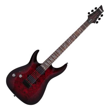 Schecter Omen Elite-6 Lefty Guitar Black Cherry Burst sku number SCHECTER2459