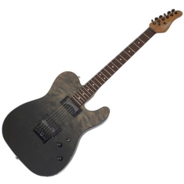 Schecter PT Standard guitar in Black Fade Burst Burl sku number SCHECTER3955