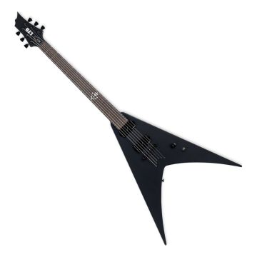 ESP LTD HEX-6 Nergal Guitar Black Satin B-Stock sku number LHEX6BLKS-B