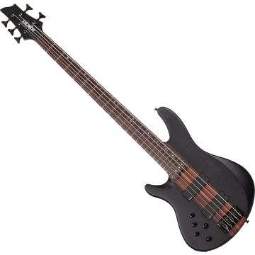 Schecter CB-5 Charles Berthoud Lefty Bass See Thru Black Satin sku number SCHECTER2874
