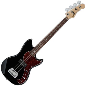 G&L Tribute Fallout Short Scale Bass Jet Black sku number TI-FLB-111R01R40