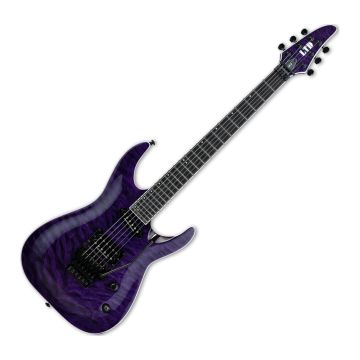 ESP LTD ALR-II Electric Guitar in See Thru Purple sku number LALRIIQMSTP