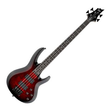 ESP LTD B-204DX RED BURST guitar sku number LB204DXREDB