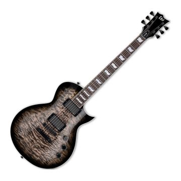 ESP LTD EC-400QM Electric Guitar in See Thru Black Sunburst sku number LEC400QMSTBLKSB