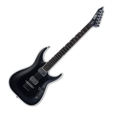 ESP LTD MH-1000NT BB Electric Guitar in Black Satin / Bold Binding sku number LMH1000NTBBBLKS
