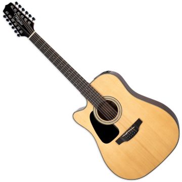 Takamine GD30CE 12-String Left-Handed Acoustic-Electric Guitar in Gloss Natural sku number TAKGD30CE12LHNAT