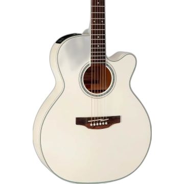 Takamine GN37CE LH PW W/GIG BAG acoustic in Gn37ce Grand Concert -, Solid Spruce Top, Pearl White sku number TAKGN37CELHPW