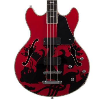 Schecter Simon Gallup Signature 2025 guitar in Satin Black sku number SCHECTER2237