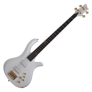 Schecter FreeZesicle-4 guitar in - Metallic White (mwht) sku number SCHECTER2301