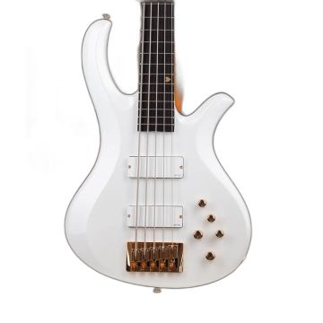 Schecter FreeZesicle Riot-5 guitar in - Metallic White (mwht) sku number SCHECTER2302