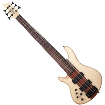 Schecter Charles Berthoud CB-6 LH guitar in Natural Satin sku number SCHECTER2876