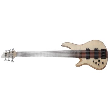 Schecter Charles Berthoud CB-6 LH guitar in Natural Satin sku number SCHECTER2876
