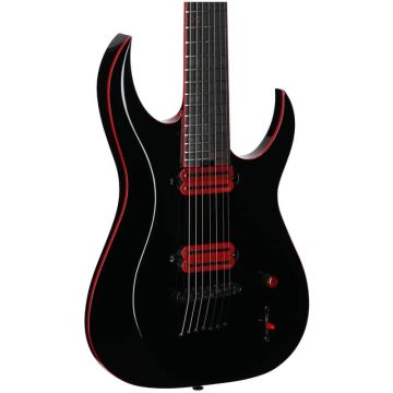 Schecter Sunset-7 Red Dawn guitar in Sunset 7 Red Dawn 7-string , Gloss Black sku number SCHECTER3891