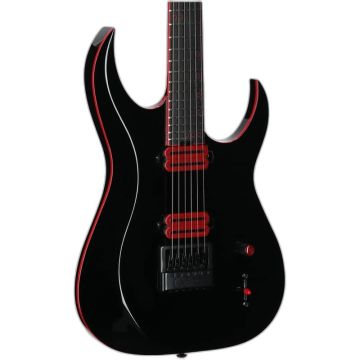 Schecter Sunset-6 ET Red Dawn guitar in Sunset 6 Evertune Red Dawn , Gloss Black sku number SCHECTER3892