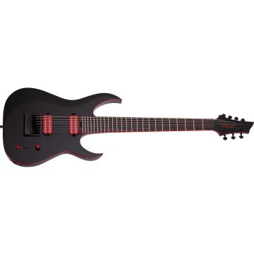 Schecter Sunset-7 ET Red Dawn guitar in Sunset 7 Et Red Dawn Baritone , 7-string, Gloss Black sku number SCHECTER3893