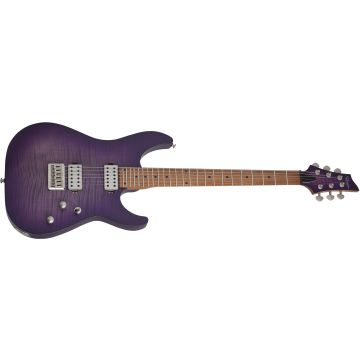 Schecter C-1 Standard Plus guitar in Transparent Purple Burst sku number SCHECTER3935