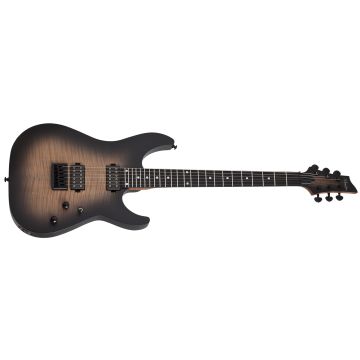 Schecter C-1 Standard Plus (Ebony) guitar in Ember Burst sku number SCHECTER3938