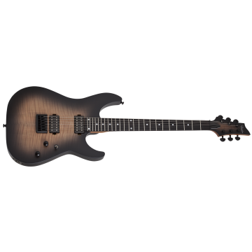 Schecter C-1 Standard Plus (Ebony) guitar in C-1 Standard Plus Double Cutaway , Ember Burst sku number SCHECTER3938