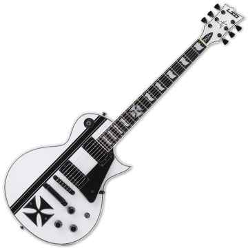 ESP LTD Iron Cross Snow White James Hetfield Guitar with Case B-Stock sku number LIRONCROSSSW-B