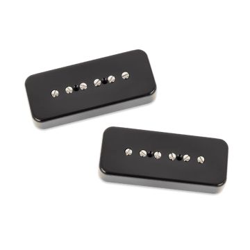 Seymour Duncan P90 Silencer Soapbar Hot Black Pickup Set sku number 11302-67-Bc-noL