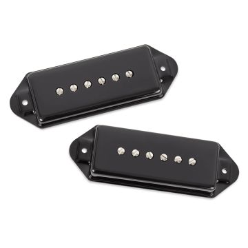 Seymour Duncan P90 Silencer Dog Ear Hot Black Pickup Set sku number 11302-62-Bc-noL