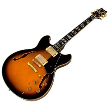 Ibanez Signature John Scofield JSM10 Hollow Body Electric Guitar Vintage Yellow Sunburst B-Stock 0408 sku number JSM10VYS-B0408