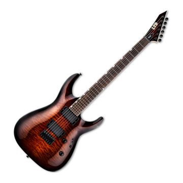 ESP LTD MH-200HT/QM DARK BROWN SUNBURST guitar B-Stock sku number LMH200HTQMDBSB-B
