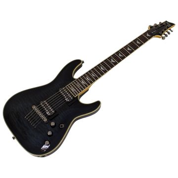 Schecter Omen Extreme-7 guitar in See-Thru Black B-Stock 0098 sku number SCHECTER2007-B0098