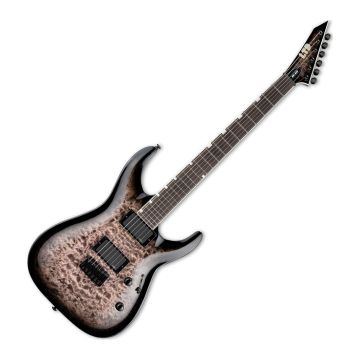 ESP LTD MH-400HT/QM SEE THRU BLACK SUNBURST guitar B-Stock sku number LMH400HTQMSTBLKSB-B