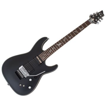 Schecter Damien Platinum-6 FR S guitar in Satin Black B-Stock 1073 sku number SCHECTER1189-B1073