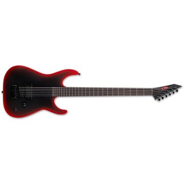 ESP LTD M-6 EverTune 30 Black Metal Electric Guitar in Black Red Burst Satin sku number LM6ET30BKMBLKREDBS