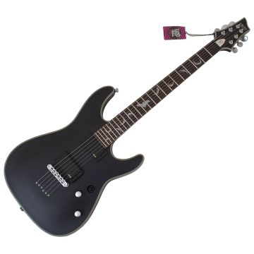 Schecter Damien Platinum-6 guitar in Satin Black B-Stock 0531 sku number SCHECTER1181-B0531