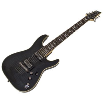 Schecter Omen Extreme-7 guitar in See-Thru Black B-Stock 1926 sku number SCHECTER2007-B1926