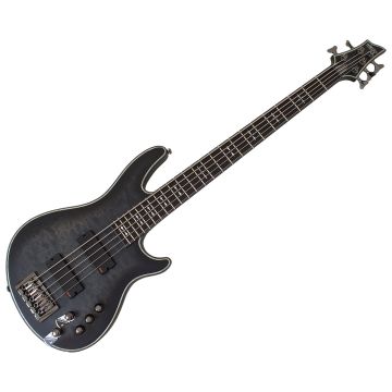 Schecter Hellraiser Extreme-5 bass in See-Thru Black Satin B-Stock 1396 sku number SCHECTER1918-B1396