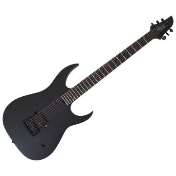 Schecter KM-6 MK-III EX guitar in Satin Black Open Pore B-Stock 0774 sku number SCHECTER879-B0774