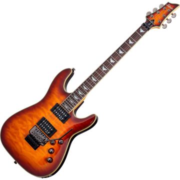 Schecter Omen Extreme-6 FR Electric Guitar in Vintage Sunburst Finish sku number SCHECTER2029