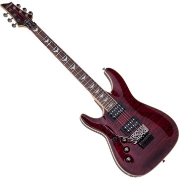 Schecter Omen Extreme-6 FR Left-Handed Electric Guitar in Black Cherry Finish sku number SCHECTER2010