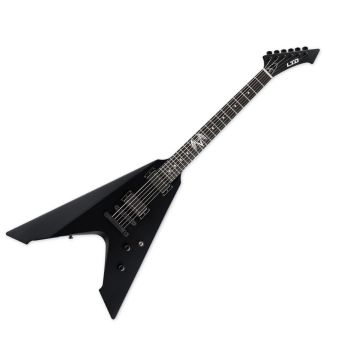 ESP LTD Vulture Electric Guitar in Black Satin sku number LVULTUREBLKS