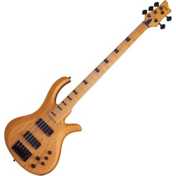 Schecter Riot-5 Session Electric Bass in Aged Natural Gloss Finish sku number SCHECTER2853