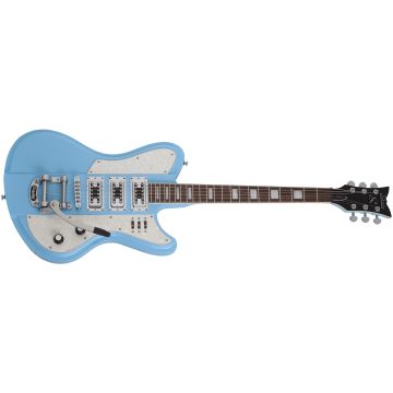 Schecter Ultra-III Electric Guitar in Vintage Blue Finish sku number SCHECTER3155