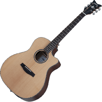 Schecter Orleans Studio Acoustic acoustic in Satin See Thru Black sku number SCHECTER3713