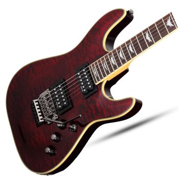 Schecter Omen Extreme-FR Electric Guitar in Black Cherry Finish sku number SCHECTER2006