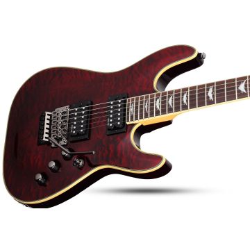 Schecter Omen Extreme-FR Electric Guitar in Black Cherry Finish sku number SCHECTER2006